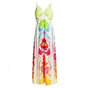 FARM Rio Tropical Graphic Placed Maxi Dress